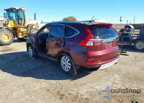 2015 Honda Cr-V Ex-L z USA, uszkodzony, nr VIN 2HKRM4H7XFH624890